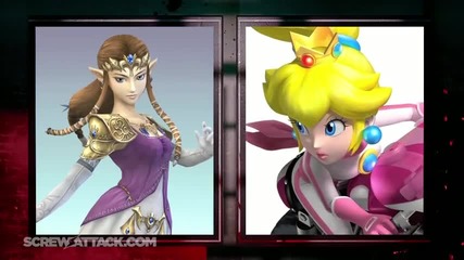 Zelda Vs Peach _ Death Battle! _ Screwattack!