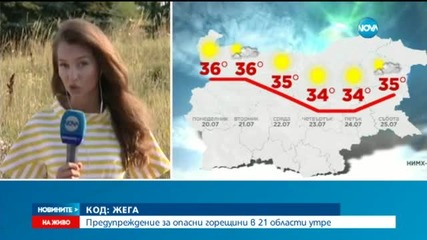 Живакът удари 37 градуса в Сандански и Русе