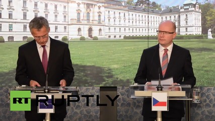 Czech Republic: Stoltenberg talks NATO expansion during Czech visit