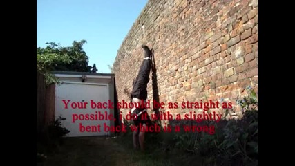 Parkour training