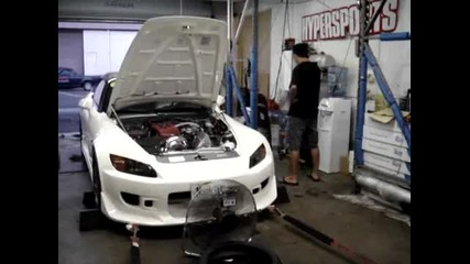 Supercharged Honda S2000 Dyno Test 