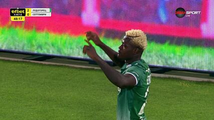 Goal by Ludogorets Razgrad PFK
