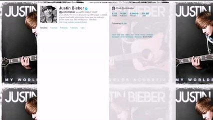 Justin Biebers достигна 6 милиона почитатели в Туитар 