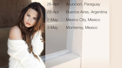 Demi is coming back to Latin America