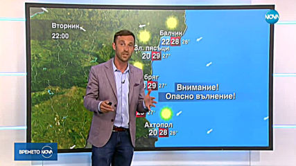 Прогноза за времето (12.08.2019 - централна емисия)
