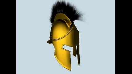 античен спартански шлем 3ds max (audio machine - thunderdome)