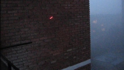 Лазер в мъгла. 