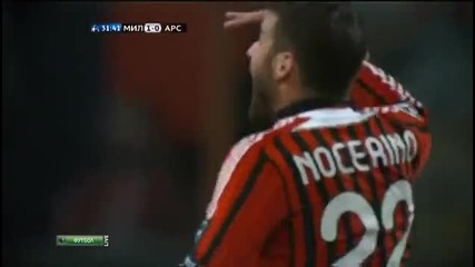 Ac Milan vs Arsenal 4-0(1 Полувреме)