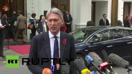 Austria: UK's Hammond says Syria negotiations are an 'exploratory discussion'