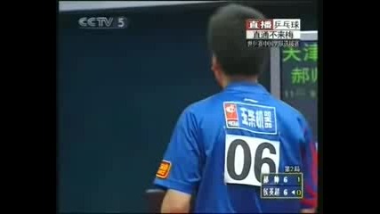 Тенис на маса: Hou Yingchao vs Hao Shuai