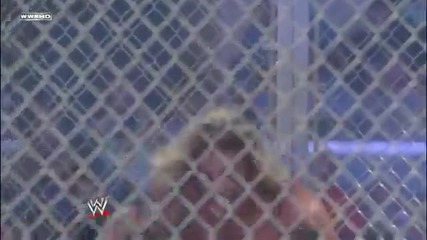Diving Elbow Drop with a Chair off a Ladder into a Table