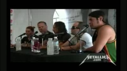 Metallica - Press Conference June 4,  2009 (mexico City)