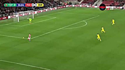 Мидълзбро - Бъртън Албиън 0:0 /първо полувреме/