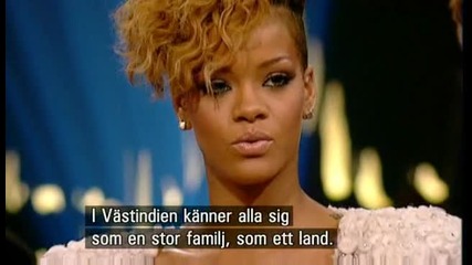 /пълното Интервю/ Rihanna @ Skavlan Шоу В Норвегия - 22.01.2010 