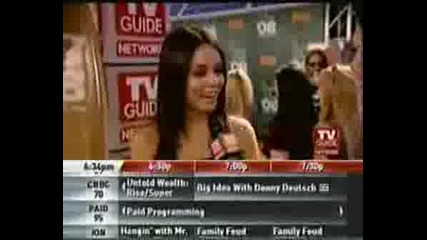 Vanessa Hudgens - Interview With TV Guide at the Teen Choice Awards