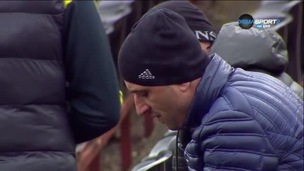 Петев също следи битката между Славия и Берое