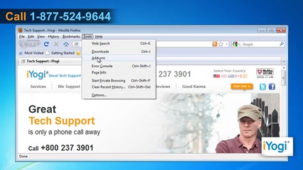 How to block websites in Mozilla® Firefox 3.6 in Windows® 7