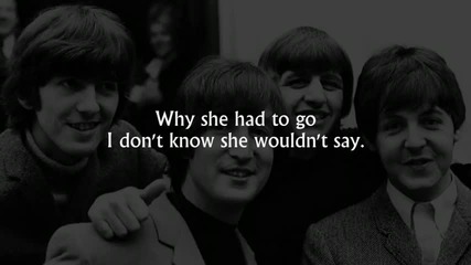 The Beatles - Yesterday (lyrics) 