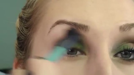 Уроци по грим - Fall Smokey Eye Makeup Tutorial (changing Leaves)