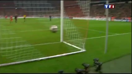 Bayern - Lyon 1 - 0 Robben goal 21 04 10 