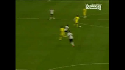 29.07.2010 Тотнъм 1 - 4 Виляреал трети гол на Джузепе Роси 