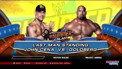 Wwe 2k14 John Cena vs Goldberg