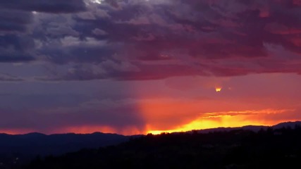 James Michael Stevens - Autumn Reflections And Beneath The Autumn Sunset Sky - Sky On Fire