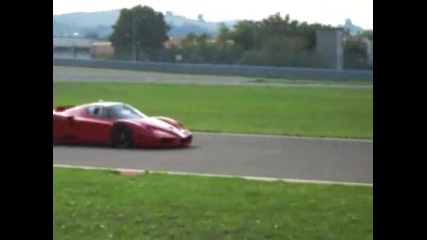 Ferrari Fxx burnout