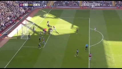 Aston Villa 2:1 Chelsea - Гола на Джеймс Колинс 