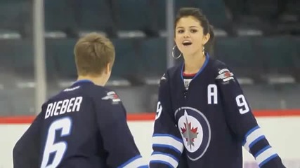 Justin and Selena in Winnipeg