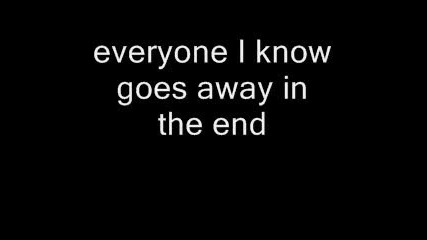 Johnny Cash - Hurt - lyrics