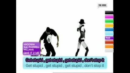 Madonna Feat. Pharrell Williams - Give It 2 Me + Tekст