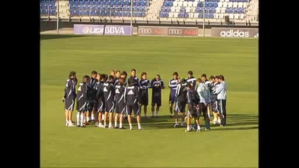 Real Madrid in training 19 10 2009 