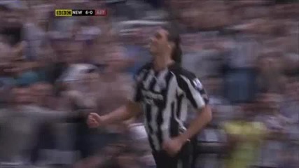 Newcastle 6 - 0 Aston Villa ( Carroll ) 
