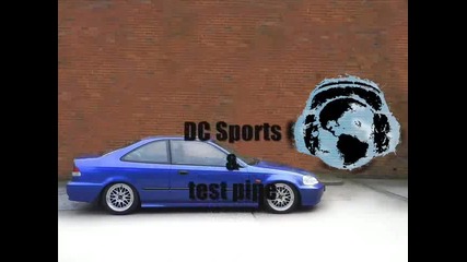 Honda Civic D16 dc sports exhaust 