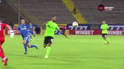 Левски - Черно море 3:0 /първо полувреме/