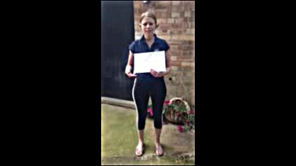 Gemmas Ice bucket challenge.