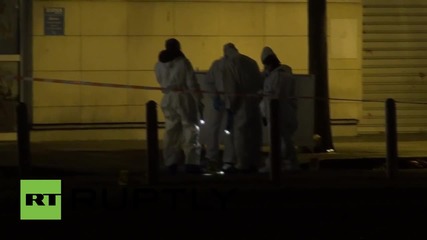 France: Forensic officers comb area outside Stade de France