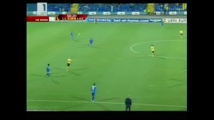 Видео от Срамната загуба на Левски срещу Лацио с 0:4