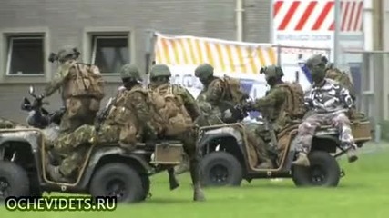 Натовски войник изсипа своите другари от Атв