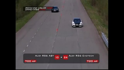 Dragtimes.info Audi Rs6 vs Audi Rs6 