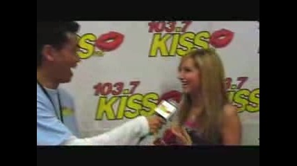 Ashley Tisdale Kiss Interview