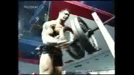 Batista In The Weight Room