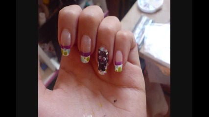 Chococat Nail tutorial (hello kitty series #2) 