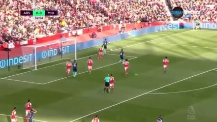 Арсенал - Мидълзбро 0:0 /първо полувреме/