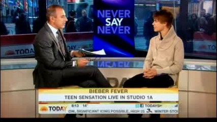 Justin Bieber on the Today Show 2011 