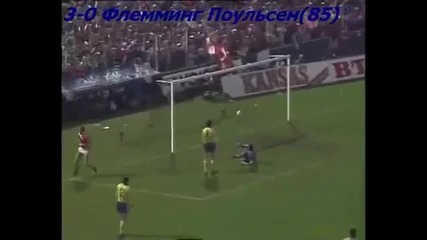 1990 Denmark vs. Romania 3-0