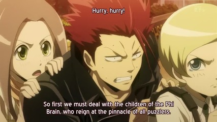 Phi Brain: Kami no Puzzle Season 3 Episode 1 Eng Hq