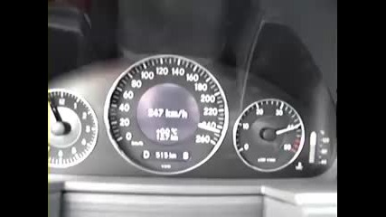 Mercedes Benz E400 Cdi Acceleration 0 - 250km h