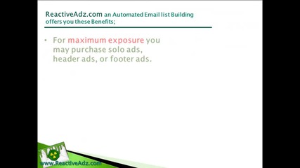 Reactive Adz Benefits - Email Marketing